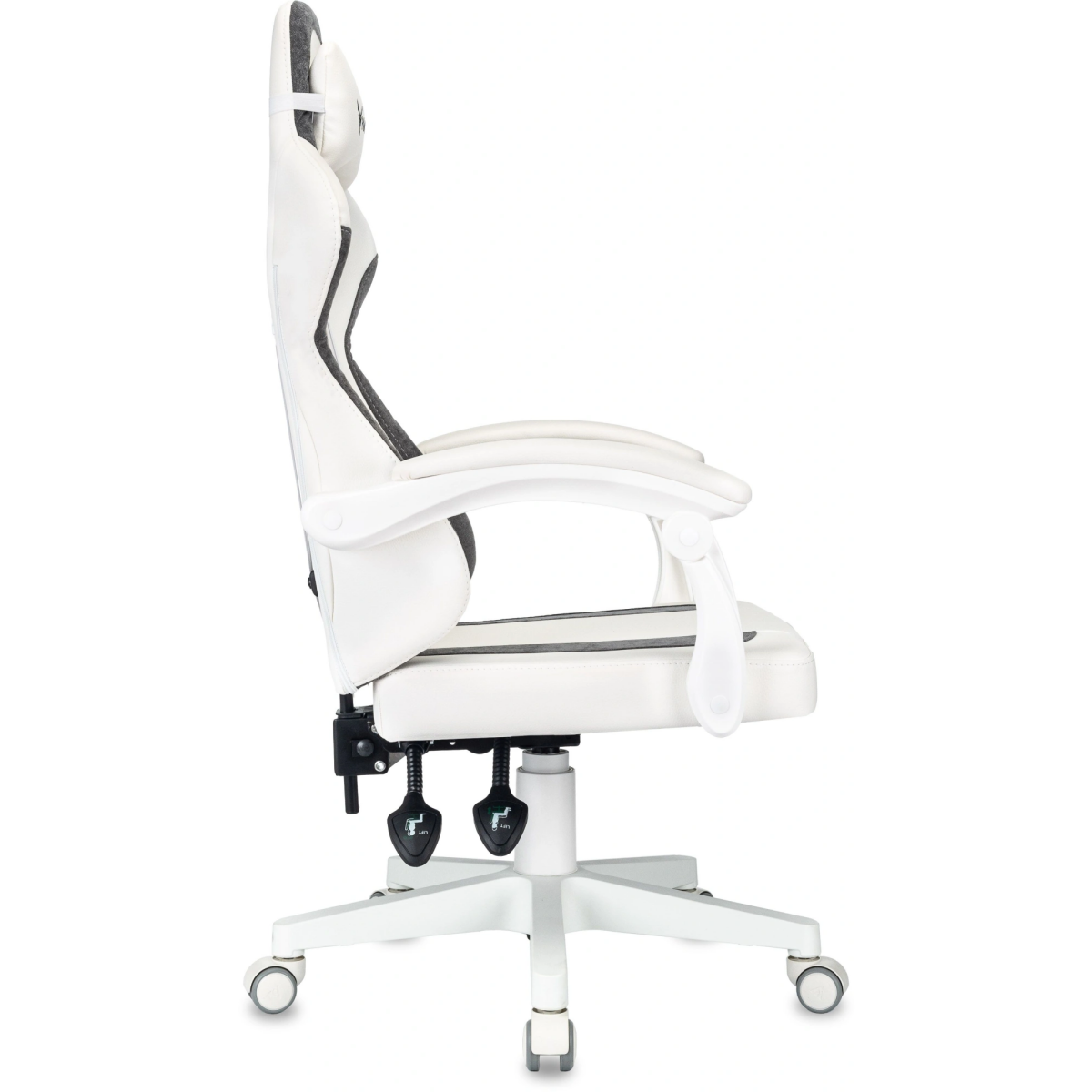 Игровое кресло Бюрократ Knight Wolf White - KNIGHT WOLF WH PU - фото 2