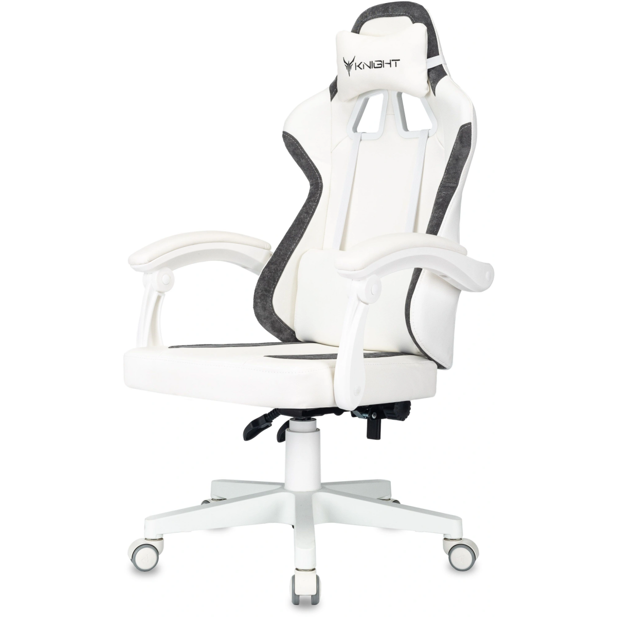 Игровое кресло Бюрократ Knight Wolf White - KNIGHT WOLF WH PU - фото 4