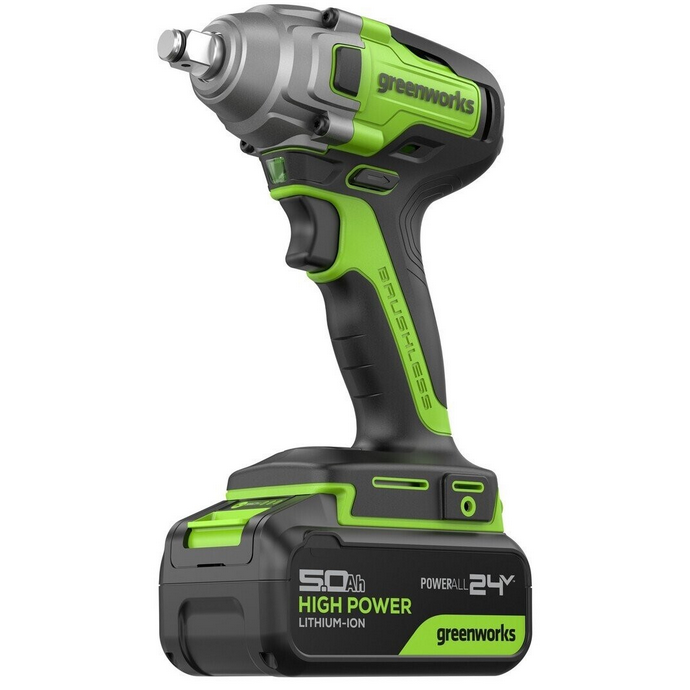 Гайковёрт Greenworks GD24IW400 (3802907CUG) - фото 2