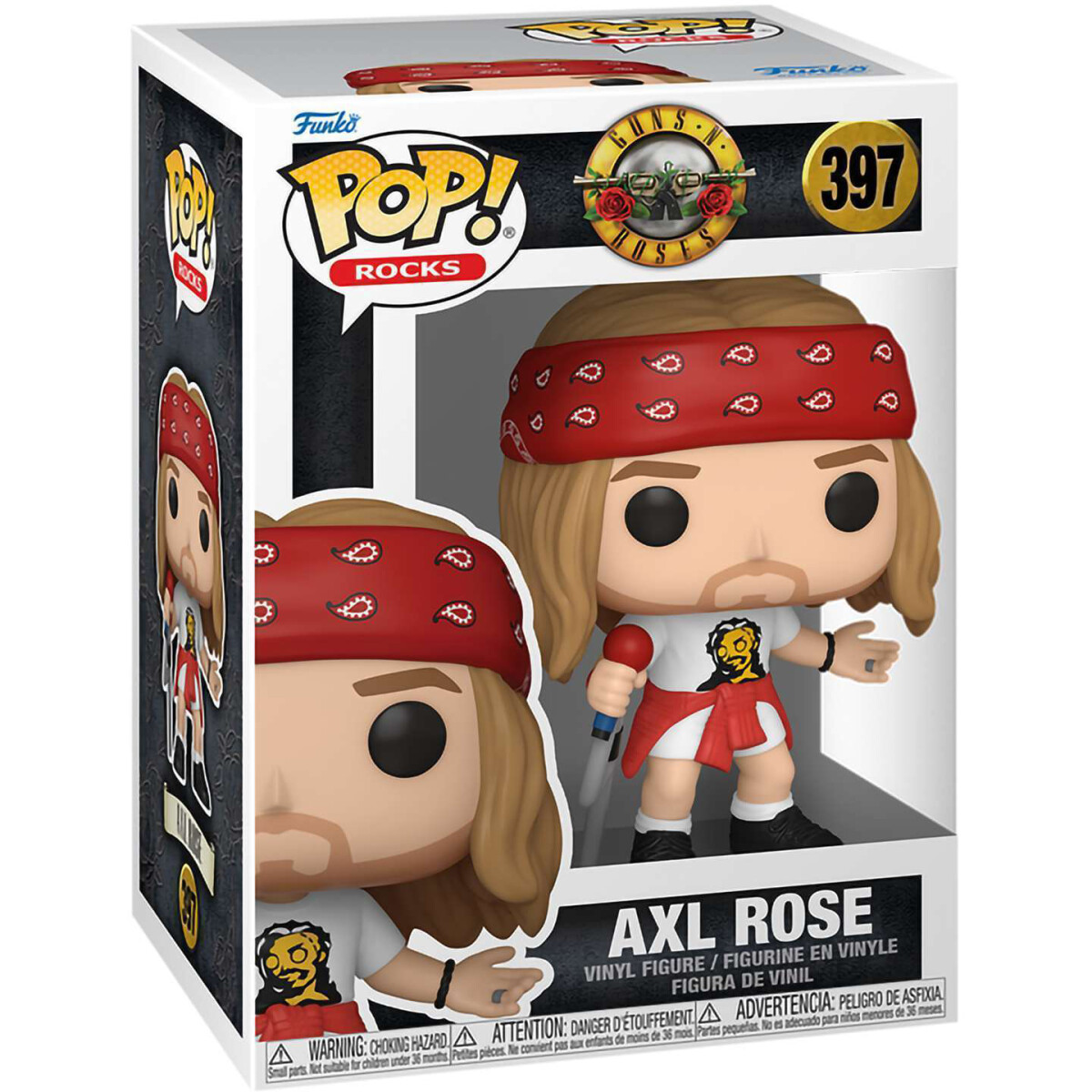 Фигурка Funko POP! Rocks Guns N' Roses Axl Rose with Red Bandana - 80482 - фото 2