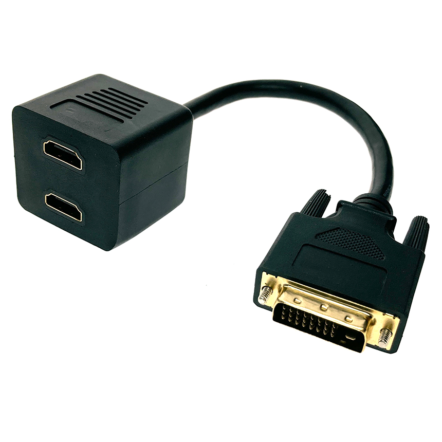 Разветвитель DVI - 2x HDMI , 0.25м, Espada EDVIM2xHDMIF25