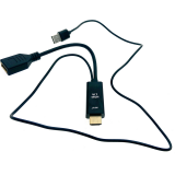 Переходник DisplayPort (F) - HDMI (M), Espada Ehddp1526