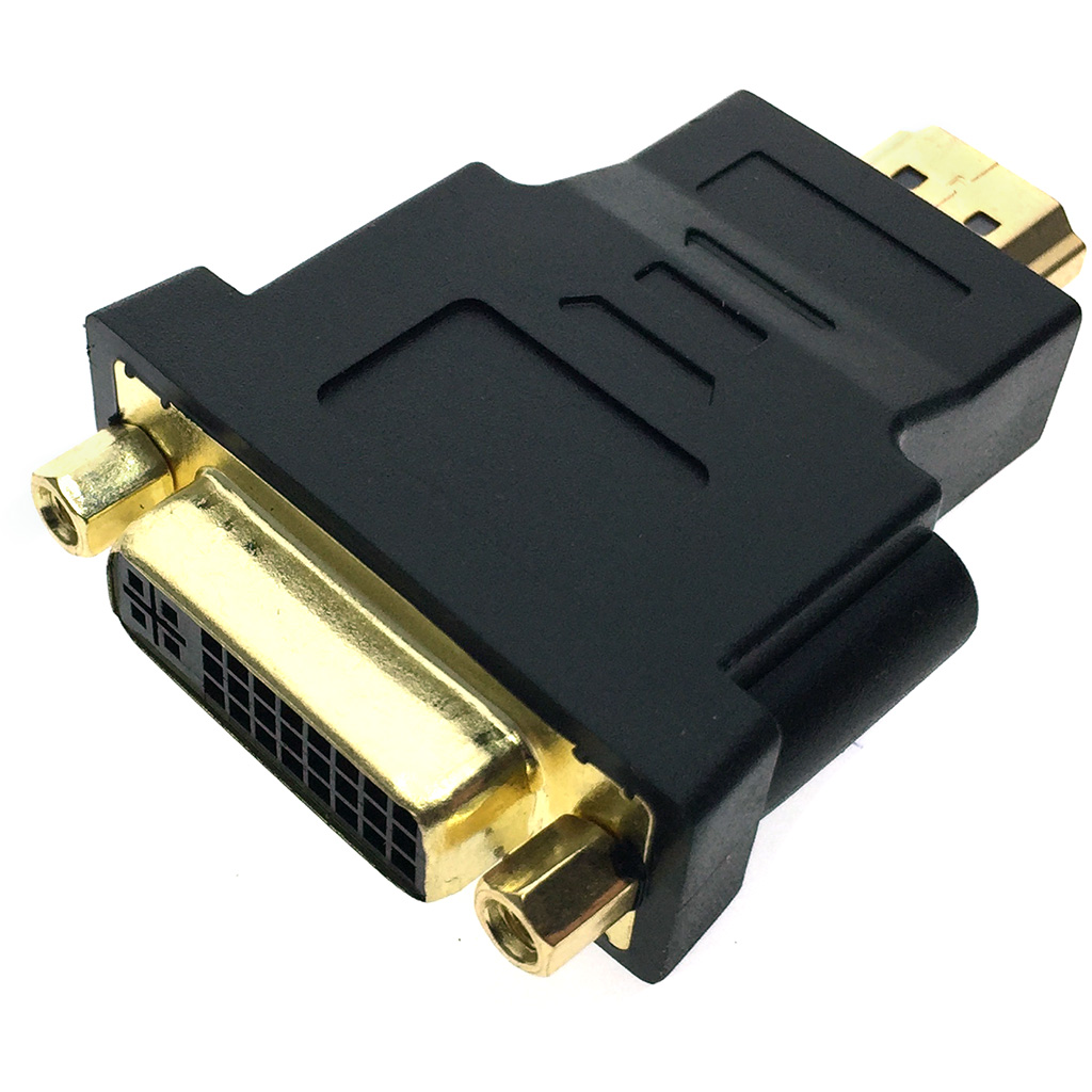 Переходник HDMI (M) - DVI (F), Espada EHDMI19m-DVI29f