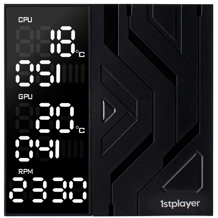Кулер 1STPLAYER FROST BITE FB12DS-6 Black - FB12DS-6-BK - фото 5