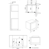 Встраиваемая микроволновая печь Weissgauff HMT-2016 BGL Flat Table (441581)