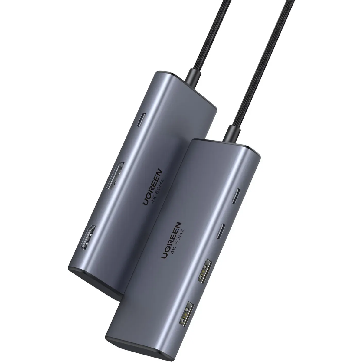 USB-концентратор UGREEN 7-in-1 USB-C Hub Gray (CM498) - 75902 - фото 2