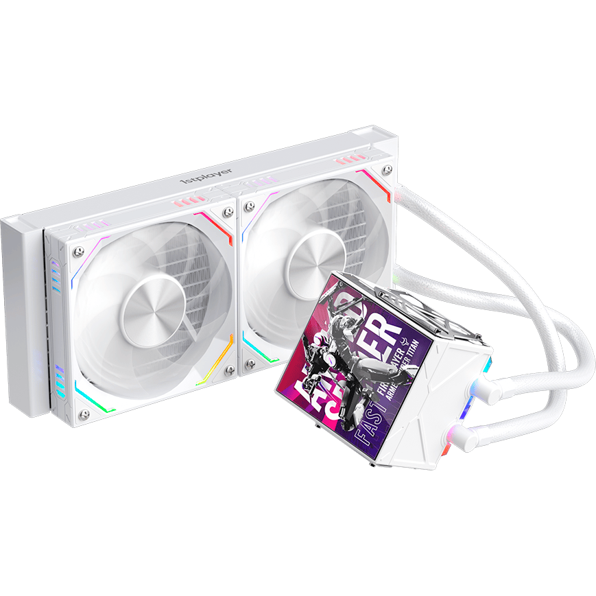 Система жидкостного охлаждения 1STPLAYER F.A.S.T. FT-240 White - FT-240-WH