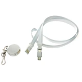 Кабель USB - microUSB/USB Type-C/Lightning, 0.9м, Espada Elyard3i1 White