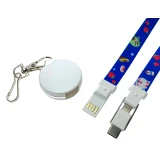 Кабель USB - microUSB/USB Type-C/Lightning, 0.9м, Espada Elyard3i1 Blue