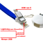 Кабель USB - microUSB/USB Type-C/Lightning, 0.9м, Espada Elyard3i1 Blue - фото 5