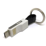 Переходник USB - microUSB/USB Type-C/Lightning, Espada Emagn3i1 Black