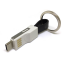 Переходник USB - microUSB/USB Type-C/Lightning, Espada Emagn3i1 Black