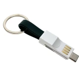 Переходник USB - microUSB/USB Type-C/Lightning, Espada Emagn3i1 Black