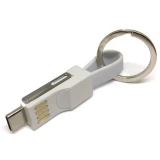 Переходник USB - microUSB/USB Type-C/Lightning, Espada Emagn3i1 White