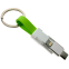 Переходник USB - microUSB/USB Type-C/Lightning, Espada Emagn3i1 Green - фото 3