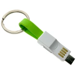 Переходник USB - microUSB/USB Type-C/Lightning, Espada Emagn3i1 Green
