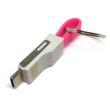Переходник USB - microUSB/USB Type-C/Lightning, Espada Emagn3i1 Pink