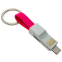 Переходник USB - microUSB/USB Type-C/Lightning, Espada Emagn3i1 Pink - фото 3
