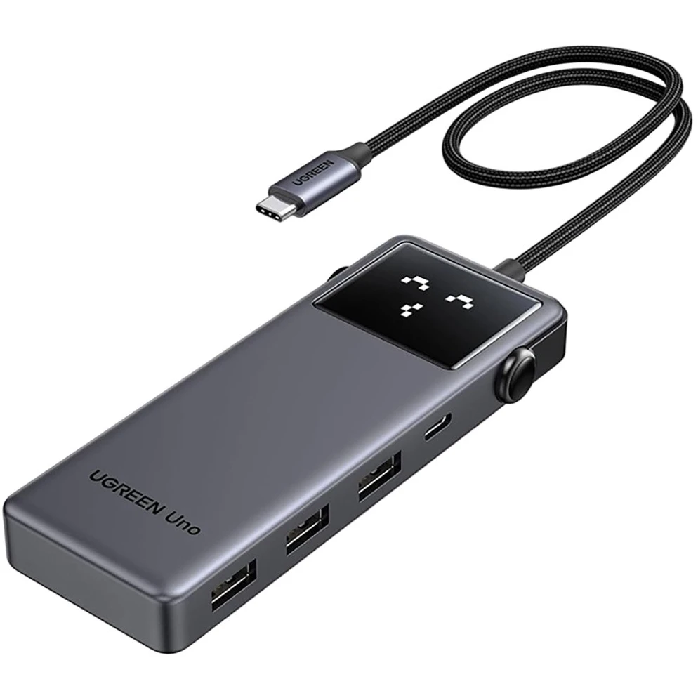 Док-станция UGREEN 6-in-1 USB-C Hub Space Gray (CM888) - 75177 - фото 3