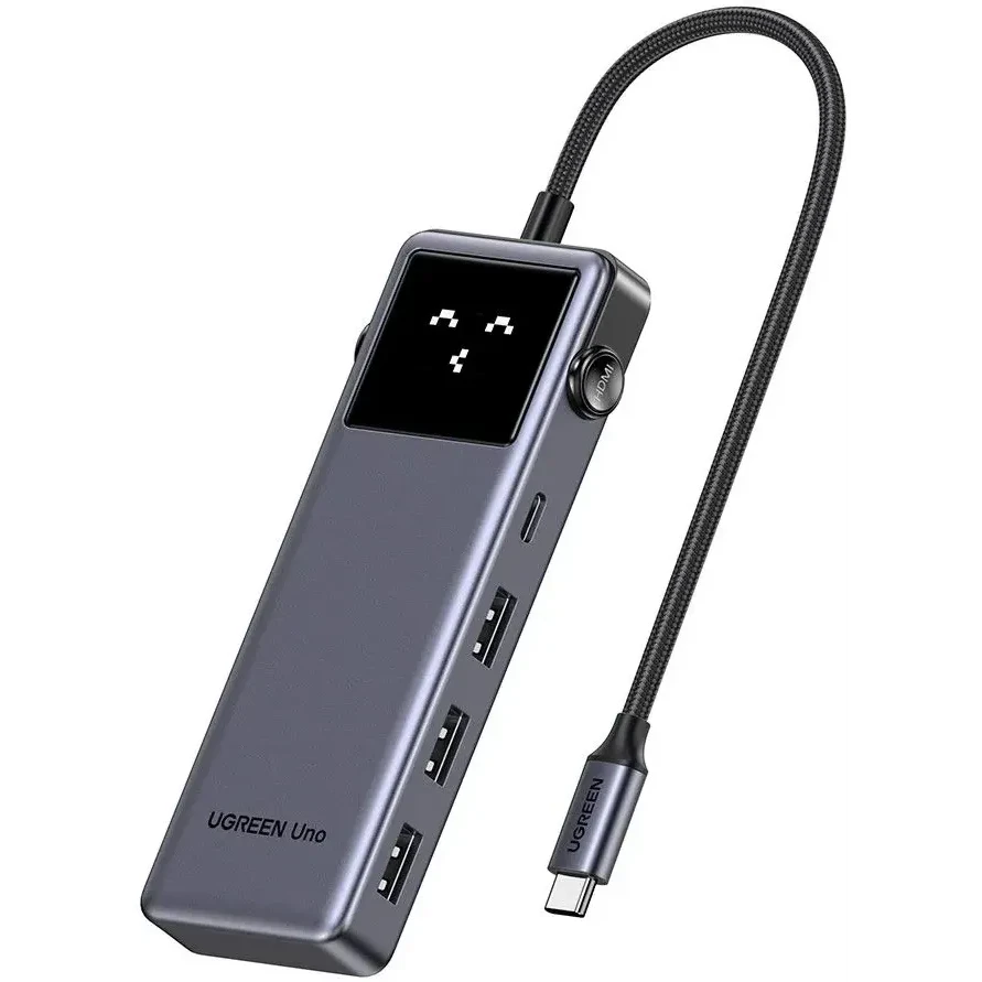 Док-станция UGREEN 6-in-1 USB-C Hub Space Gray (CM888) - 75177