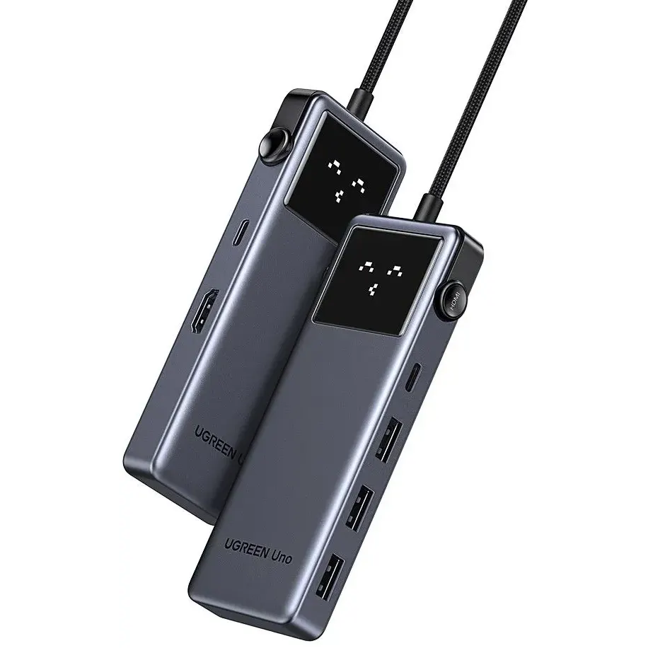 Док-станция UGREEN 6-in-1 USB-C Hub Space Gray (CM888) - 75177 - фото 4