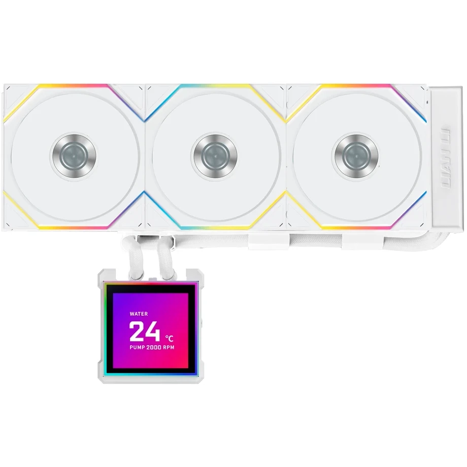 ..... Система жидкостного охлаждения Lian Li HydroShift II LCD-S 360TL White (0038) из ремонта - G89.GHS2LCDS36TW.R0 - фото 2