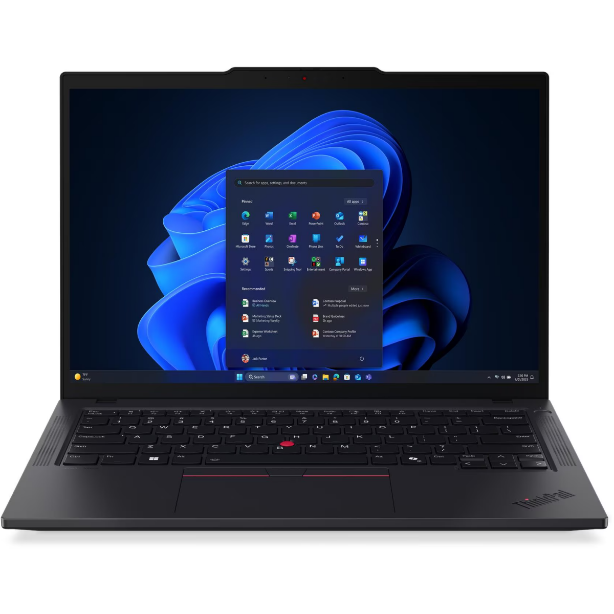 Ноутбук Lenovo ThinkPad T14 Gen 6 (Intel) (21QC007UCD-Win11P)