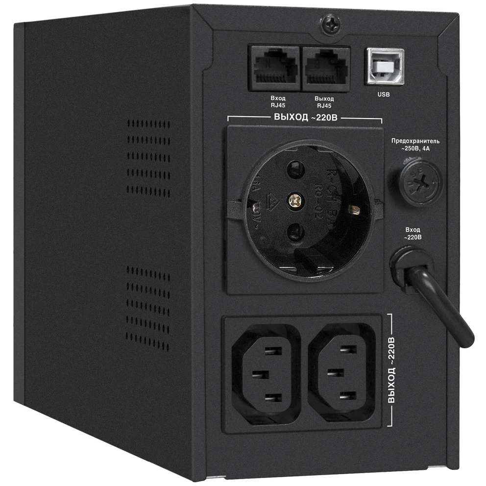 ИБП ExeGate SpecialPro Smart LLB-1000.LCD.AVR.1SH.2C13.RJ.USB - EX292788RUS - фото 2