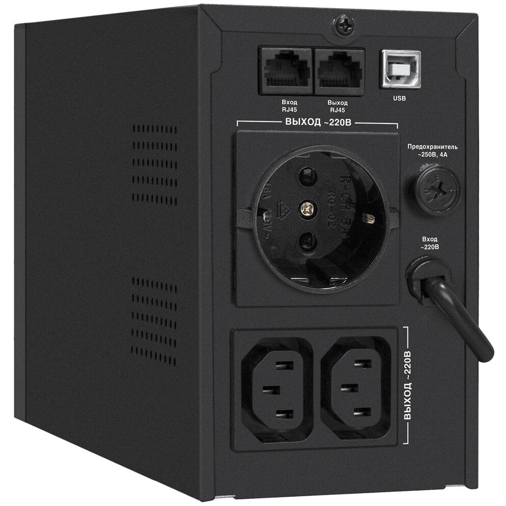 ИБП ExeGate SpecialPro Smart LLB-650.LCD.AVR.1SH.2C13.RJ.USB - EX292770RUS - фото 2
