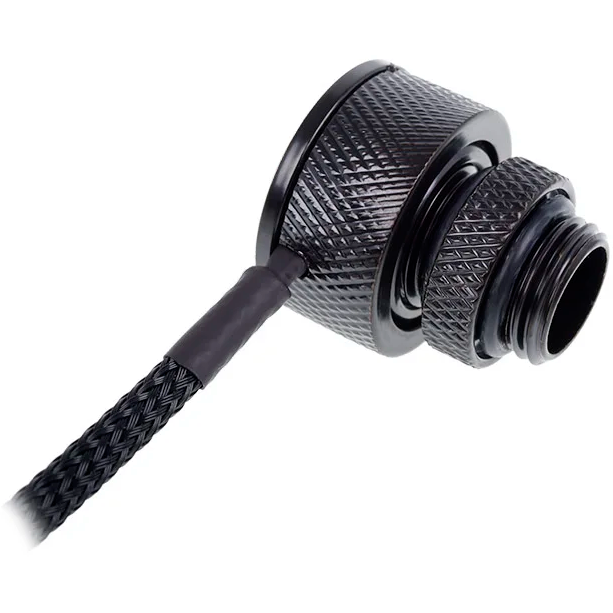 Датчик температуры для СЖО Alphacool Eiszapfen temperature sensor G1/4 IG/IG mit AG Adapter - Deep Black (17363) - фото 4