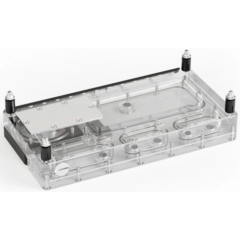 Резервуар с помпой для СЖО Alphacool Core Distro Plate 240 Left VPP/D5 V.2 (13872) - фото 2