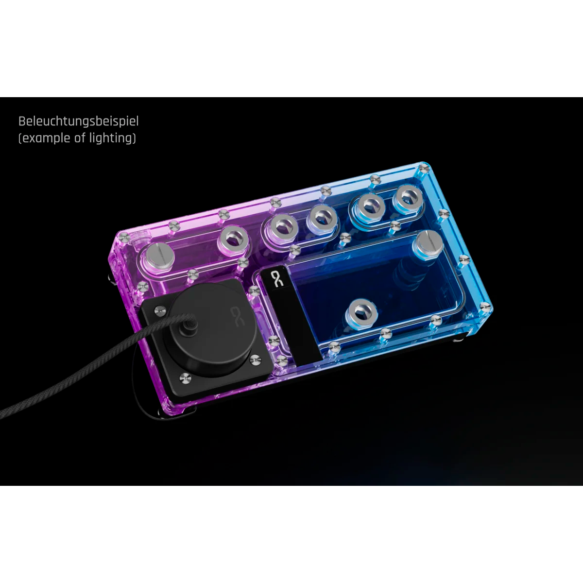 Резервуар с помпой для СЖО Alphacool Core Distro Plate 240 Left VPP/D5 V.2 (13872) - фото 3
