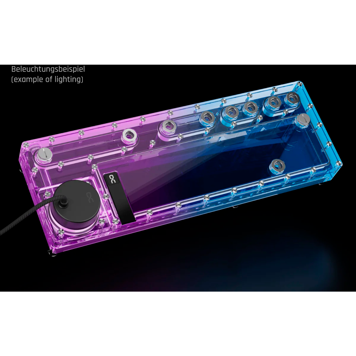 Резервуар с помпой для СЖО Alphacool Core Distro Plate 420 Left VPP/D5 with VPP Apex Pump (14576) - фото 3