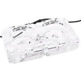 Топ для помп СЖО Alphacool Eisdecke D5 Dual Acryl Aufsatz (13312)