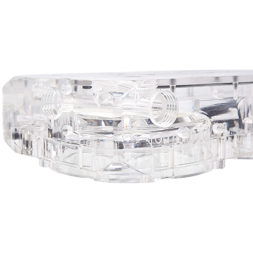Топ для помп СЖО Alphacool Eisdecke D5 Dual Acryl Aufsatz (13312) - фото 3