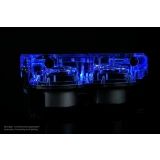 Топ для помп СЖО Alphacool Eisdecke D5 Dual Acryl Aufsatz (13312)
