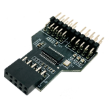 Разветвитель USB 2.0 (10pin F) - 2x USB 2.0 (10pin M), Espada Ei9to2x9