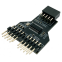 Разветвитель USB 2.0 (10pin F) - 2x USB 2.0 (10pin M), Espada Ei9to2x9 - фото 2