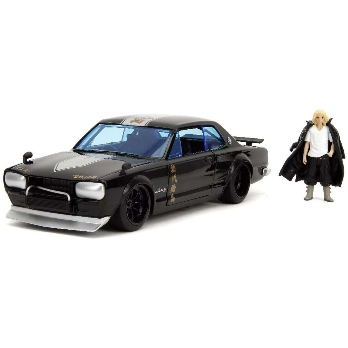 Коллекционная модель с фигуркой Jada Toys Tokyo Revengers 1971 Nissan Skyline GTR (46983)