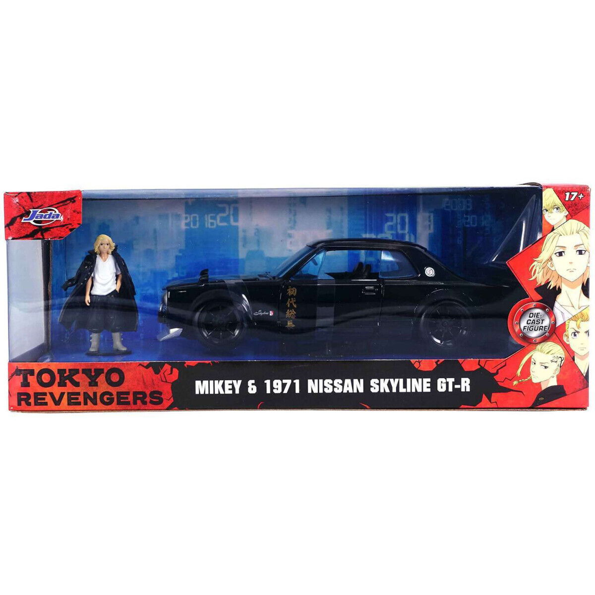 Коллекционная модель с фигуркой Jada Toys Tokyo Revengers 1971 Nissan Skyline GTR (46983) - фото 2
