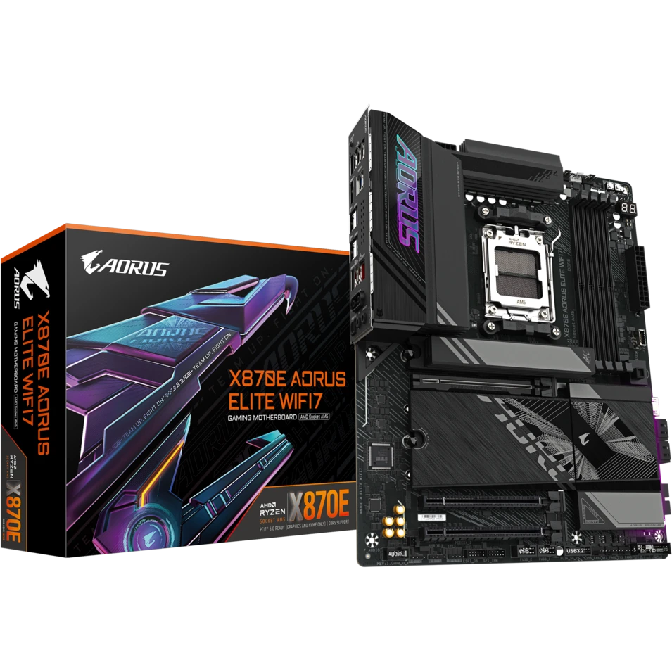 ..... Материнская плата Gigabyte X870E AORUS ELITE WIFI7 (rev. 1.0) (3549) из ремонта - фото 5