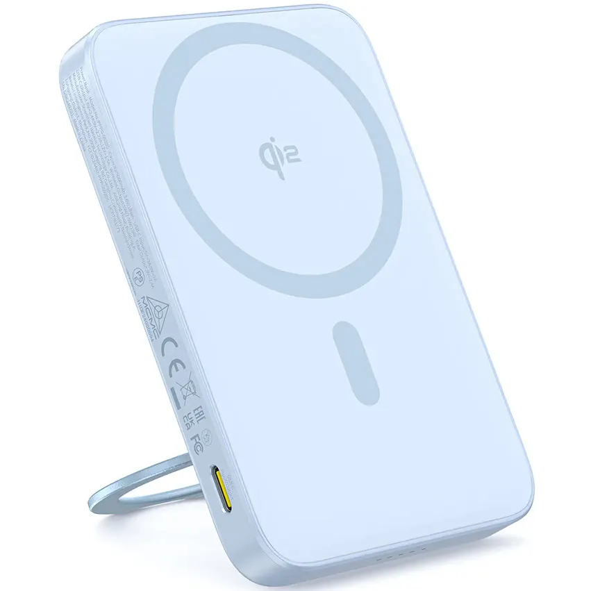 Внешний аккумулятор Baseus PicoGo Qi2 Magnetic 5000mAh 20W Blue - P10076800313-00