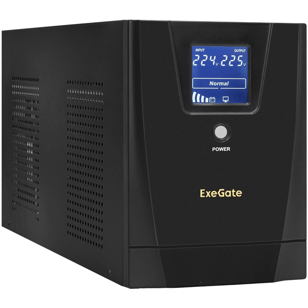ИБП ExeGate SpecialPro Smart LLB-3000.LCD.AVR.2SH.4C13.RJ.USB - EX292637RUS