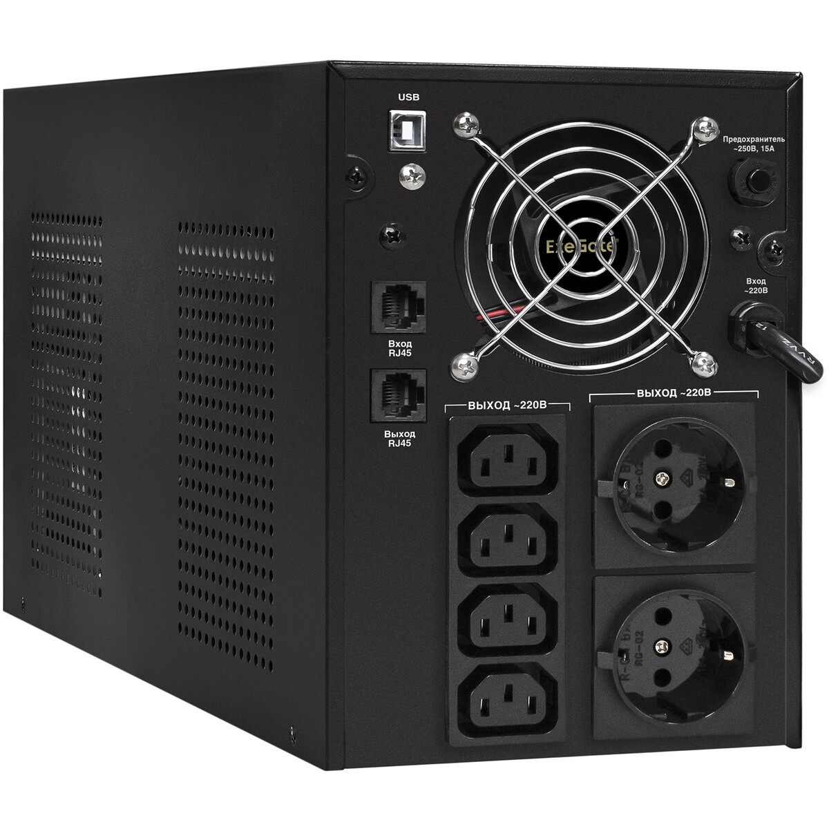 ИБП ExeGate SpecialPro Smart LLB-3000.LCD.AVR.2SH.4C13.RJ.USB - EX292637RUS - фото 2