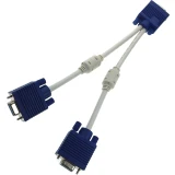 Разветвитель VGA (M) - 2x VGA (F), Espada EVGAM2xVGAF25