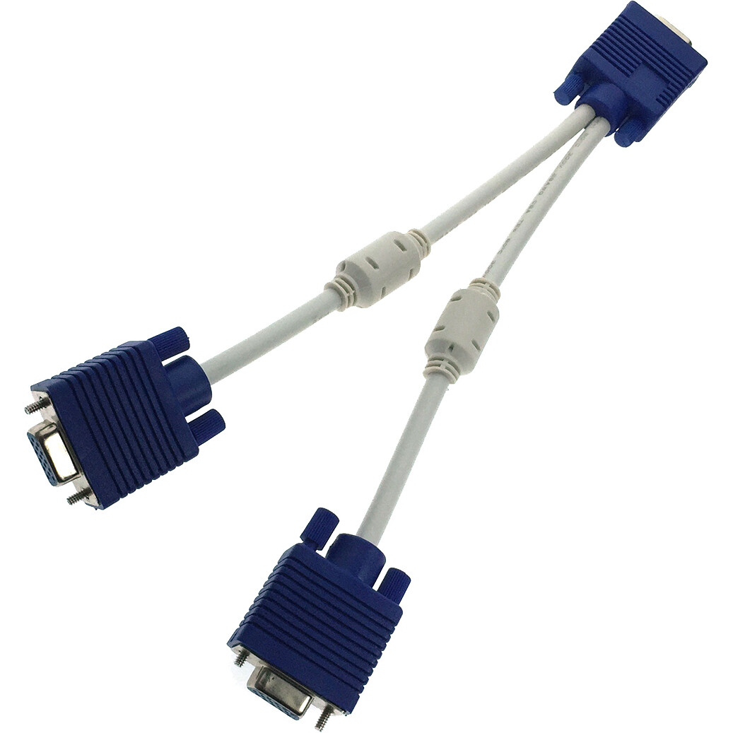 Разветвитель VGA (M) - 2x VGA (F), Espada EVGAM2xVGAF25