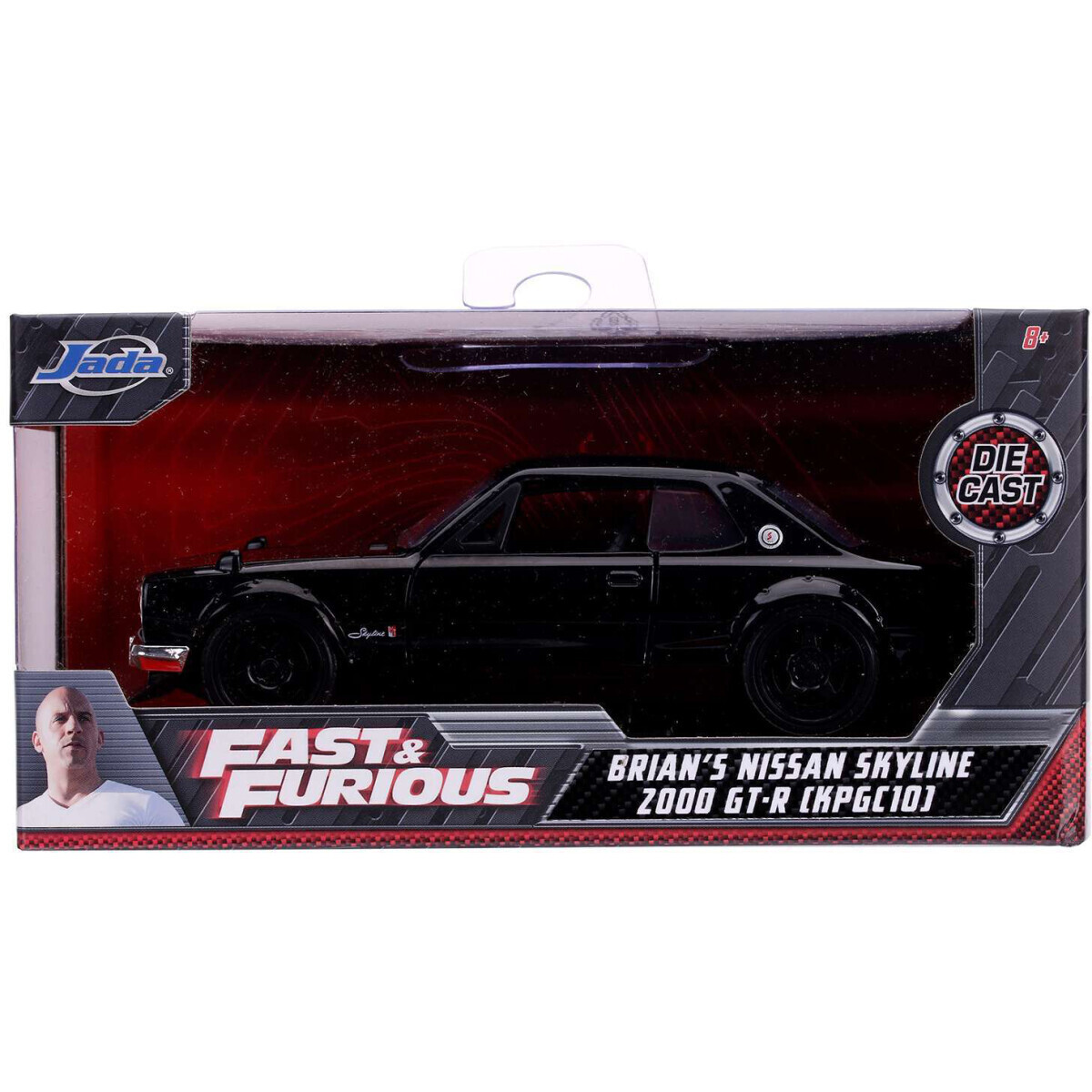 Коллекционная модель Jada Toys Fast & Furious 1971 Nissan Skyline 2000 GT-R (99602) - фото 6