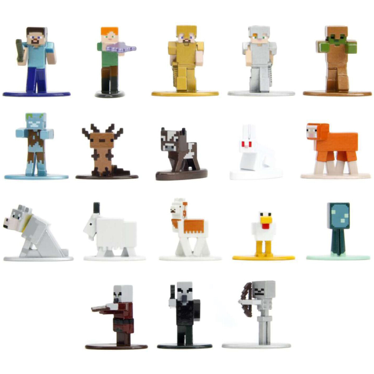Набор фигурок Jada Toys Nano Minecraft (34466)