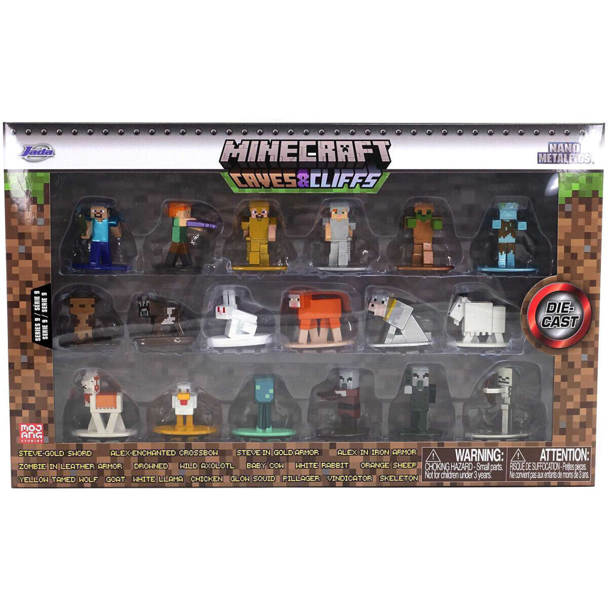 Набор фигурок Jada Toys Nano Minecraft (34466) - фото 2