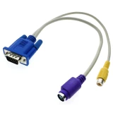 Переходник VGA - S-Video/RCA, Espada EvgaS-vRCA